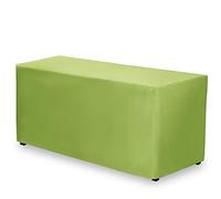 Gee Di Moda Fitted Tablecloth - 72 x 30 Inch Apple Green - Heavy Duty Washable Fabric - for 6 Ft Rectangular Table, Buffet, Party, Dinner, Wedding & Trade Show