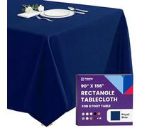 Gee Di Moda Royal Blue Rectangular Table Cloth - 156 x 90 Inch, Fits 8 Foot Table, Polyester, Great for Buffet, Parties & Weddings