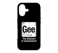 Gee The Element of Amazement Funny Science Periodic Table Case for iPhone 17