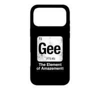 Gee The Element of Amazement Funny Science Periodic Table Case for iPhone 17 Pro Max