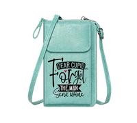 GEEADNB Bags with Card Slots Crossbody Bags for Women Black background THE MAN Red hearts Holiday Customized Gift Personalized Gifts for Girlfriend Friends