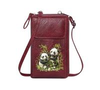 GEEADNB Bags with Card Slots Customized Small Bags giant pandas bamboo natural habitat Perfect for Printed Present Perfect for Teacher's Day