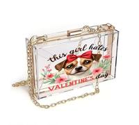 GEEADNB Bags with Card Slots Customized Small Bags Playful Whimsical, Red Bow, Valentine's Day, Season Gifts Long Purse for Gift