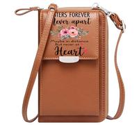 GEEADNB Bags with Card Slots Small Shoulder Bag Mindfulness Floral Arrangement BE HERE NOW Large Capacity Purse Gift Christmas Holiday Present