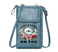 GEEADNB Card Wallets Purse Cell Phone Wallet Purses Floral Tattoos Vintage Tattoo Art Crystal Ball Large Capacity Purse Gift