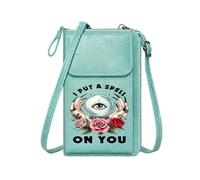 GEEADNB Card Wallets Purse Cell Phone Wallet Purses Floral Tattoos Vintage Tattoo Art Crystal Ball Large Capacity Purse Gift