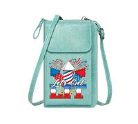 GEEADNB Card Wallets Purse Cell Phone Wallet Purses Let's Get LIT Text Fireworks Patriotic Celebration Personalized Gifts for Girlfriend Friends for Valentine's Day Birthday Gifts