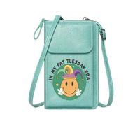 GEEADNB Card Wallets Purse Customized Small Bags Fat Tuesday Jester Hat Whimsical Design Season Gifts