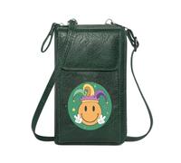 GEEADNB Card Wallets Purse Customized Small Bags Fat Tuesday Jester Hat Whimsical Design Season Gifts