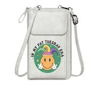 GEEADNB Card Wallets Purse Customized Small Bags Fat Tuesday Jester Hat Whimsical Design Season Gifts