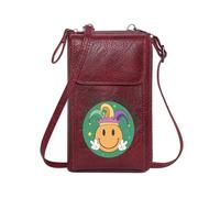 GEEADNB Card Wallets Purse Customized Small Bags Fat Tuesday Jester Hat Whimsical Design Season Gifts