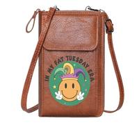 GEEADNB Card Wallets Purse Customized Small Bags Fat Tuesday Jester Hat Whimsical Design Season Gifts