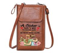 GEEADNB Card Wallets Purse Customized Small Bags friendship cartoon style colorful elements Long Purse for Gift Holiday Customized Gift