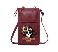GEEADNB Cell Phone Purse with Zipper Ladies Cell Phone Purse Gratitude Autumn Motherhood Season Gifts