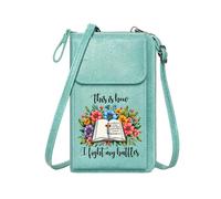 GEEADNB Cell Phone Purse with Zipper Phone Bags for Women Bible Cross Floral arrangement Classic Outfit Personalized Gifts for Girlfriend Friends