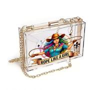 GEEADNB Cell Phone Purse with Zipper Women ID Credit Card Case Cowgirl, Empowerment, Vibrant, Perfect for Teacher's Day Suitable for Everyday Use