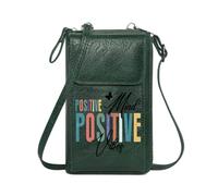 GEEADNB Cell Phone Wallet Purses Customized Phone Bags Colorful POSITIVE Textured Season Gifts Personalized Gifts for Girlfriend Friends
