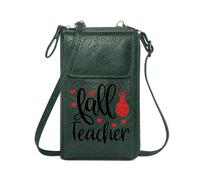 GEEADNB Cell Phone Wallet Purses Women ID Credit Card Case Love Metaphor red Flask Floating Hearts Large Capacity Purse Gift Holiday Customized Gift