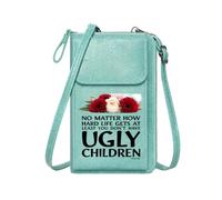 GEEADNB Credit Card Slots Cell Phone Wallet Purses Floral arrangement Apology message Phone number Personalized Gifts for Girlfriend Friends Adjustable Strap