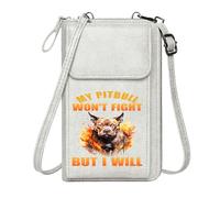 GEEADNB Credit Card Slots Crossbody Bags for Women Aggression Protection Pit Bull Travel Rfid Safe Suitable for Daily Gifting