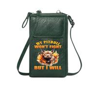 GEEADNB Credit Card Slots Crossbody Bags for Women Aggression Protection Pit Bull Travel Rfid Safe Suitable for Daily Gifting