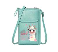 GEEADNB Credit Card Slots Crossbody Bags for Women Keywords Image Recognition PU Leather Phone Bags Suitable for Daily Gifting