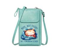 GEEADNB Credit Card Slots Personalized Crossbody Wallets Kitten Comfort Declination for Valentine's Day Birthday Gifts Large Capacity Purse Gift