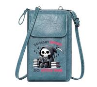 GEEADNB Credit Card Slots Personalized Crossbody Wallets Time Management Death and Literature Love of Learning Elegant Gift for Mother's Day Perfect for Outfits