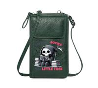 GEEADNB Credit Card Slots Personalized Crossbody Wallets Time Management Death and Literature Love of Learning Elegant Gift for Mother's Day Perfect for Outfits