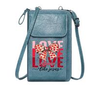 GEEADNB Crossbody Bags for Women Small Crossbody Bags Bow Sparkles LOVE Perfect for Outfits Printed Gift