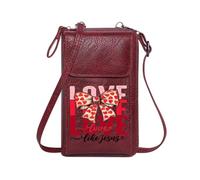 GEEADNB Crossbody Bags for Women Small Crossbody Bags Bow Sparkles LOVE Perfect for Outfits Printed Gift