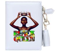 GEEADNB Customized Black Liberation Wallets for Women,Thanksgiving Gift, Birthday Gift for Mother, Wife,Women, Graduation Gift for Classmate 0418d