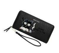 GEEADNB Customized Cat Women's Wallet,Teacher's Day Gift Thanksgiving Gift for Teachers from Students,Birthday Gift, Friendship Gift for Family and Friend 1306g
