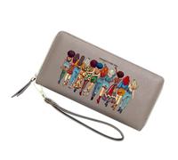 GEEADNB Customized Liberation Themed Wallet for Women, Birthday Gift, Memorial Gift for Family&Friends, Graduation Gift for Teachers Classmates 1299s