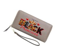GEEADNB Customized Liberation Themed Wallet for Women, Birthday Gift, Memorial Gift for Family&Friends, Graduation Gift for Teachers Classmates 1123n