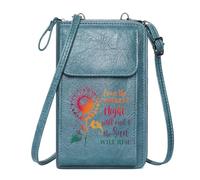 GEEADNB Customized Phone Bags Lightweight Women's Shoulder Bag Gradient Colors Sunflower Hope Cute Stylish Elegant Accessory Personalized Gifts for Girlfriend Friends