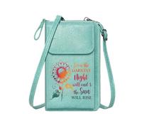 GEEADNB Customized Phone Bags Lightweight Women's Shoulder Bag Gradient Colors Sunflower Hope Cute Stylish Elegant Accessory Personalized Gifts for Girlfriend Friends