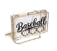 GEEADNB Customized Phone Bags Small Crossbody Bags Baseball-themed Hearts Starry Night Background Pinstripe Outlines Suitable for Everyday Use Perfect for Printed Present