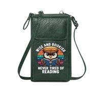 GEEADNB Customized Phone Bags Women Leather Crossbody Purse Owl Wisdom Literacy Season Gifts Graduation Student