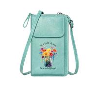 GEEADNB Customized Small Bags Card Wallets Purse individuality diversity wildflowers for Valentine's Day Birthday Gifts Holiday Customized Gift