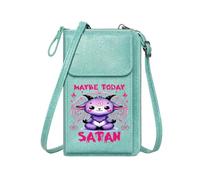 GEEADNB Customized Small Bags Cell Phone Wallet Purses Satan Gothic Pentagram Suitable for Everyday Use Elegant Gift for Mother's Day