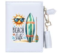 GEEADNB Customized Summer Themed Women's Wallet,Graduation Commemorative Gift for Teacher and Classmates,Birthday Gift for Family and Friend 0392a