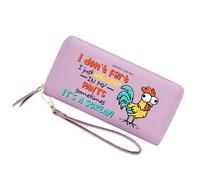 GEEADNB Customized Wallets for Women with Chicken,Birthday Gift,Holiday Gift for Son Daughters from Parent Grandparent,Graduation Gift for Friends,Students,Teacheres 1304r