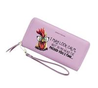 GEEADNB Customized Wallets for Women with Chicken,Birthday Gift,Holiday Gift for Son Daughters from Parent Grandparent,Graduation Gift for Friends,Students,Teacheres 1304h