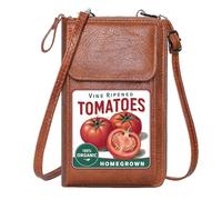 GEEADNB Ladies Cell Phone Purse Crossbody Bags for Women Vine-Ripened Homegrown Organic for Valentine's Day Birthday Gifts Romantic Gifts for Wife Girlfriend