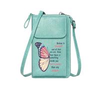GEEADNB Ladies Cell Phone Purse Customized Small Bags Transformation Self-belief Inner strength Large Capacity Purse Gift Cute Stylish Elegant Accessory