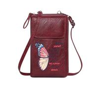 GEEADNB Ladies Cell Phone Purse Customized Small Bags Transformation Self-belief Inner strength Large Capacity Purse Gift Cute Stylish Elegant Accessory