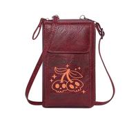 GEEADNB Ladies Cell Phone Purse Personalized Crossbody Wallets Cemetery Witch Skeleton Halloween Pumpkin Ghost Bat Haunted Travel Rfid Safe Elegant Gift for Mother's Day