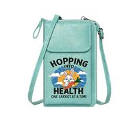 GEEADNB Ladies Cell Phone Purse Personalized Crossbody Wallets Self-Indulgence Message Vintage Style Cartoon Rabbit Christmas Cute Stylish Elegant Accessory