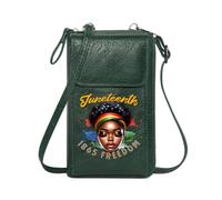 GEEADNB Ladies Cell Phone Purse Phone Bags for Women Emancipation Juneteenth Pan-Africanism Suitable for Everyday Use Adjustable Strap